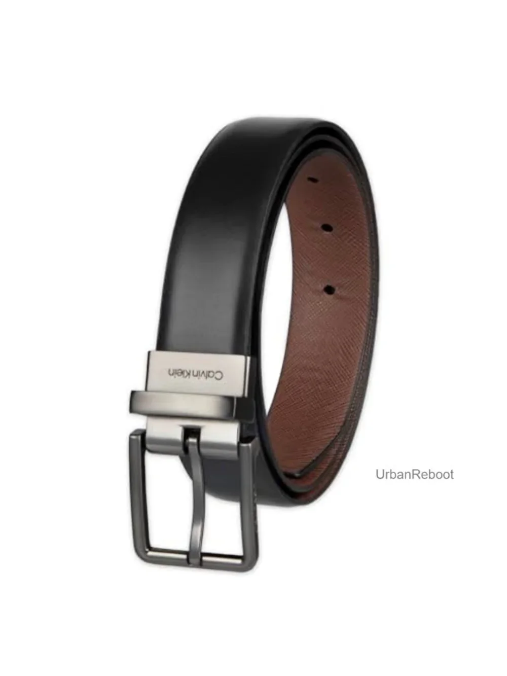 Reversible Leather Belt 2-in-1 Dress Belt 1.25